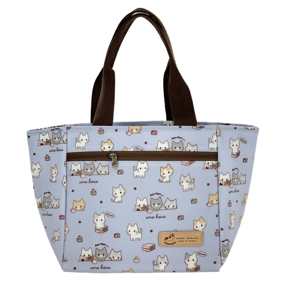 Cat Insulated Lunch Tote Bag Thermal & Cold Snack Cooler Pail Bento Container - Picture 1 of 6